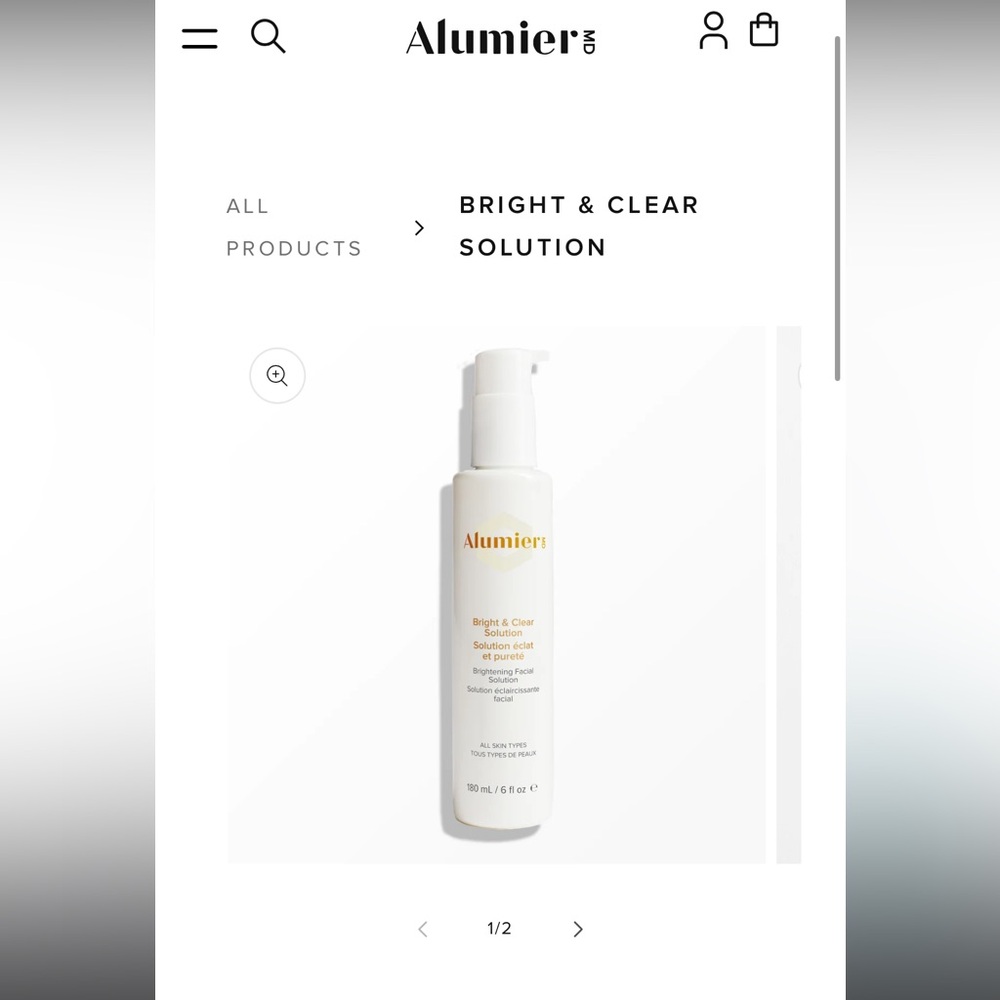 ALUMIER MD Bright & Clear Solution